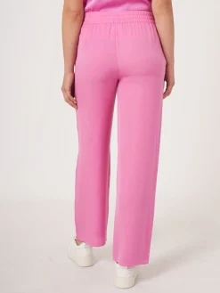 Locker Geschnittene Seidenhose