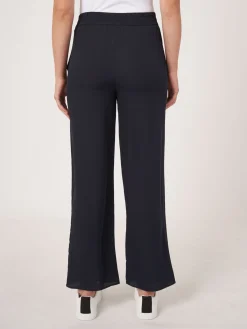 Locker Geschnittene Seidenhose