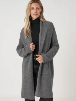 Luxuriose Grobstrickjacke Aus Bio-Kaschmir