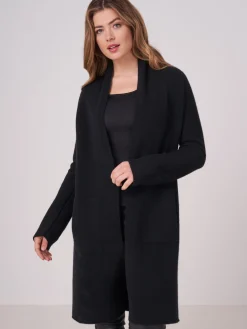 Luxuriose Grobstrickjacke Aus Bio-Kaschmir
