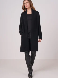 Luxuriose Grobstrickjacke Aus Bio-Kaschmir