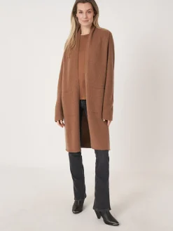 Luxuriose Grobstrickjacke Aus Bio-Kaschmir