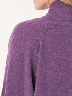 Offene Kaschmir-Strickjacke Mit Schalkragen Und Taschen