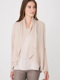 Offene Strickjacke Mit Schalkragen Aus Bio-Kaschmir