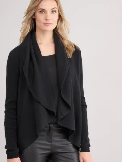 Offene Strickjacke Mit Schalkragen Aus Bio-Kaschmir