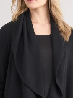 Offene Strickjacke Mit Schalkragen Aus Bio-Kaschmir