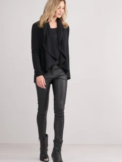 Offene Strickjacke Mit Schalkragen Aus Bio-Kaschmir