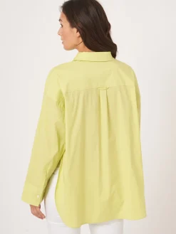 Popeline-Hemdbluse Mit Brusttaschen
