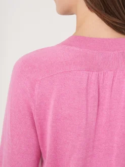 Pullover Aus Kaschmir-Seide Mit Ellbogenarmeln