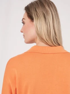Pullover Mit Polokragen Aus Baumwollmischung