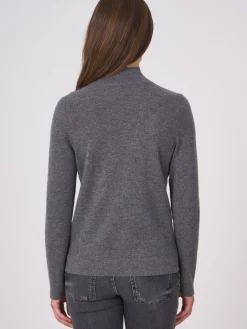 Stehkragen-Pullover Aus Organischem Kaschmir