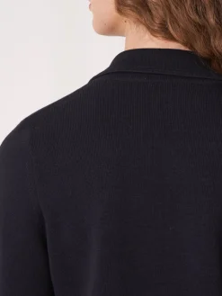 Strickjacke Mit Hemdkragen Und Taschen