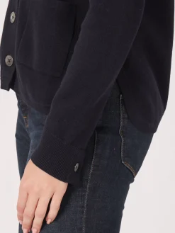 Strickjacke Mit Hemdkragen Und Taschen