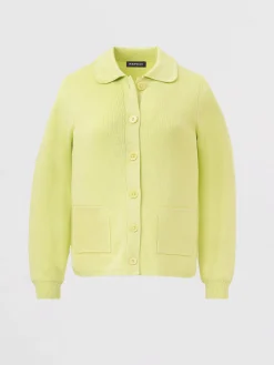 Strickjacke Mit Hemdkragen Und Taschen