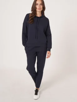 Sweatshirt Aus Baumwollmischung Mit Kordelzug