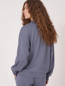 Sweatshirt Aus Baumwollmischung Mit Kordelzug
