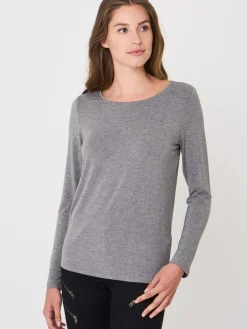Tailliertes Basic Longsleeve