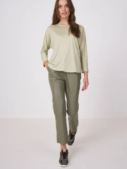 Weite Lederhose