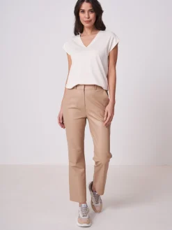 Weite Lederhose