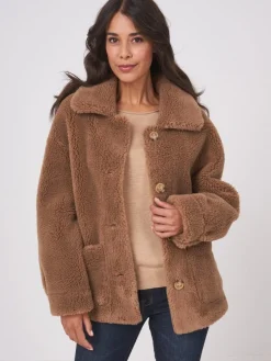 Wendbarer Faux Shearling Mäntel