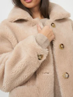 Wendbarer Faux Shearling Mäntel
