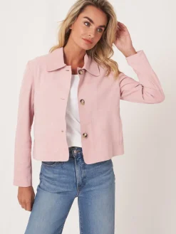 Wildlederjacke Mit Knopfen