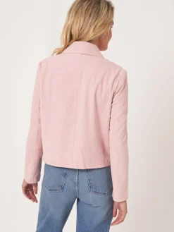 Wildlederjacke Mit Knopfen