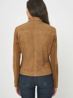 Wildlederjacke Mit Reisverschluss